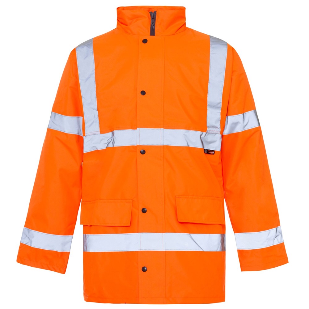 Hi Visibility Large Orange Parka Jacket